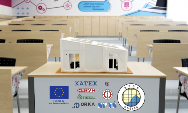 Zhotovený model inteligentného domu